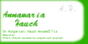 annamaria hauch business card